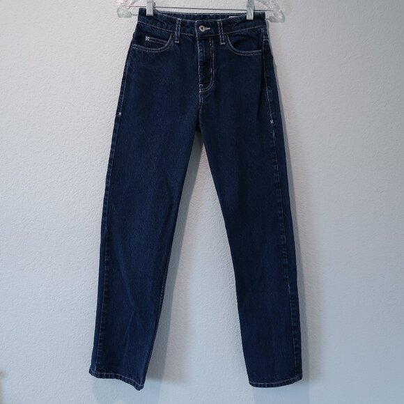 ASOS Denim - ASOS Collusion Womens 005 Straight Jeans Denim Blue Pants 26